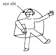 Fat Head puppet inside